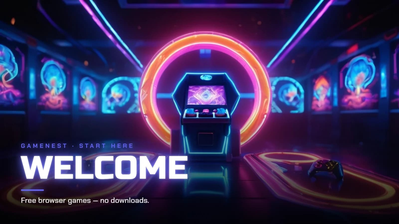 Welcome to GameNest — Your New Home for Browser Games cover